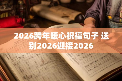 2026跨年暖心祝福句子 送别2026迎接2026 2026跨年暖心祝福句子 送别2026迎接2026