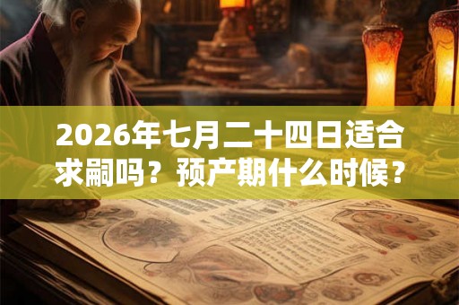 2026年七月二十四日适合求嗣吗？预产期什么时候？