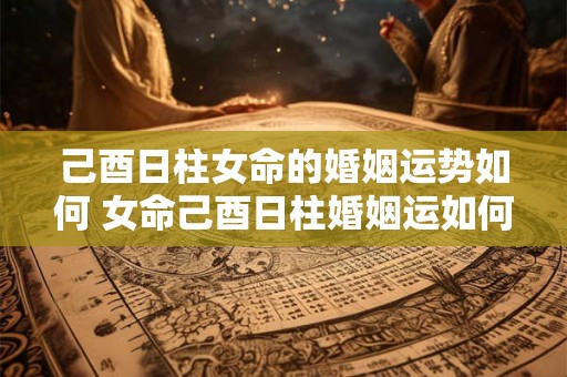 己酉日柱女命的婚姻运势如何 女命己酉日柱婚姻运如何