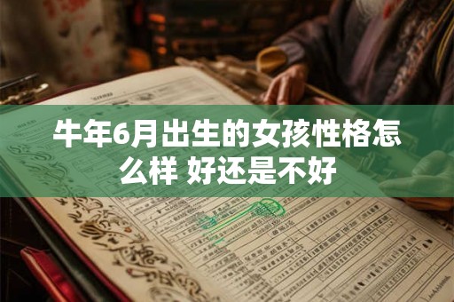牛年6月出生的女孩性格怎么样 好还是不好