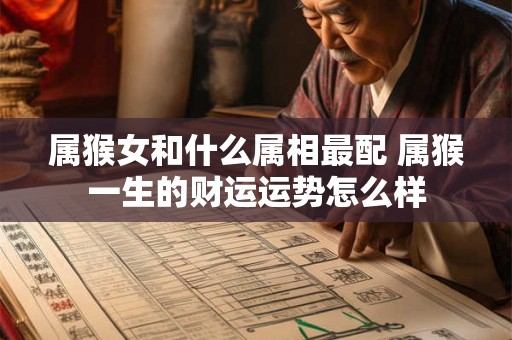 属猴女和什么属相最配 属猴一生的财运运势怎么样