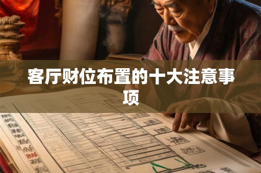 客厅财位布置的十大注意事项