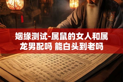 姻缘测试-属鼠的女人和属龙男配吗 能白头到老吗