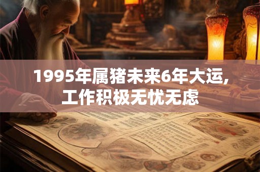 1995年属猪未来6年大运,工作积极无忧无虑
