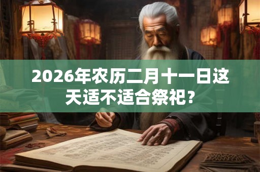 2026年农历二月十一日这天适不适合祭祀？