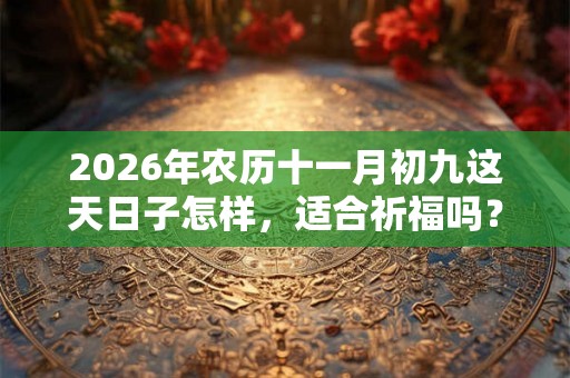 2026年农历十一月初九这天日子怎样，适合祈福吗？