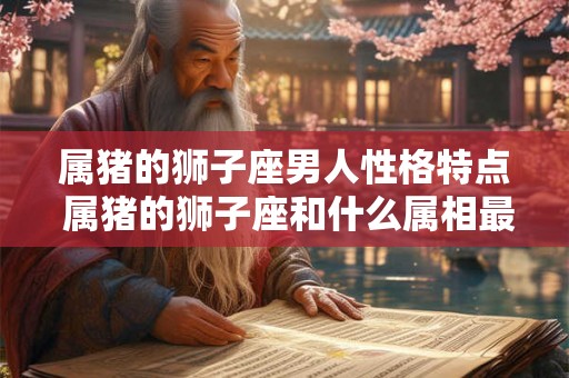 属猪的狮子座男人性格特点 属猪的狮子座和什么属相最配