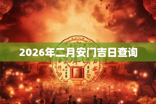2026年二月安门吉日查询