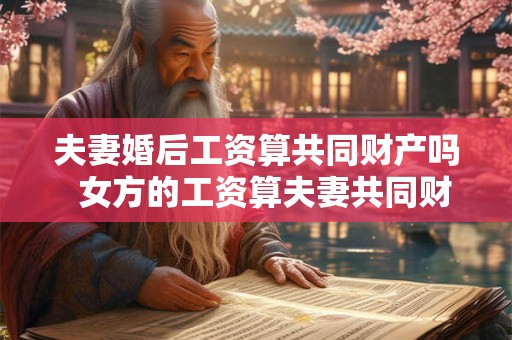 夫妻婚后工资算共同财产吗  女方的工资算夫妻共同财产吗