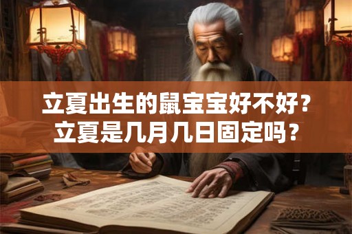 立夏出生的鼠宝宝好不好？立夏是几月几日固定吗？