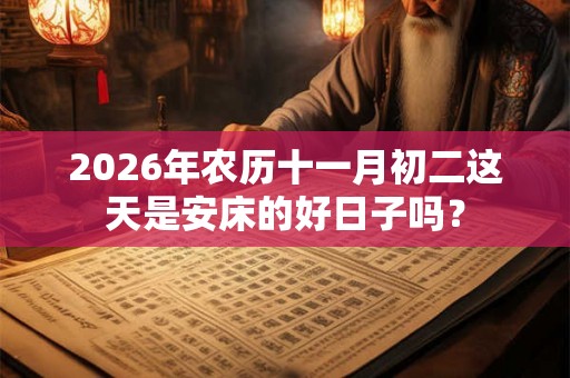 2026年农历十一月初二这天是安床的好日子吗？