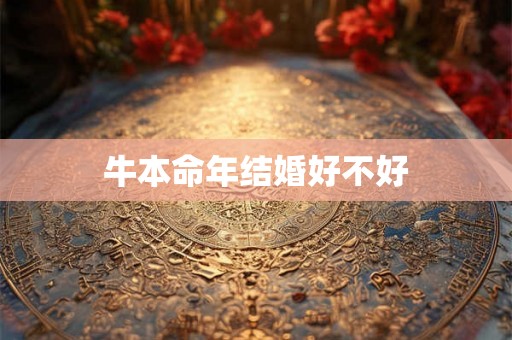 牛本命年结婚好不好