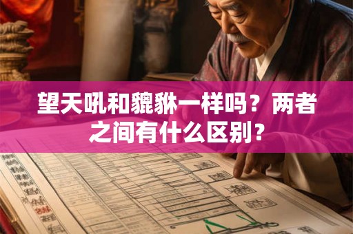 望天吼和貔貅一样吗?两者之间有什么区别? 望天吼和貔貅一样吗?两者之间有什么区别?