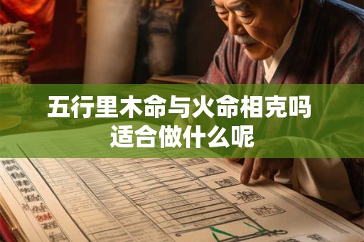 五行里木命与火命相克吗 适合做什么呢 五行里木命与火命相克吗 适合做什么呢