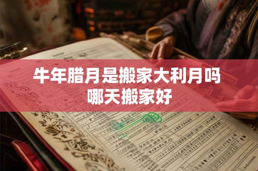 牛年腊月是搬家大利月吗 哪天搬家好