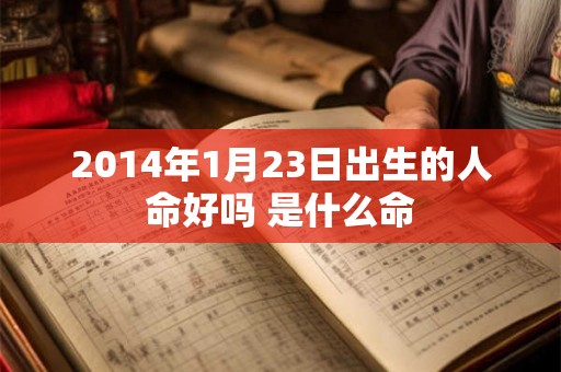 2014年1月23日出生的人命好吗 是什么命