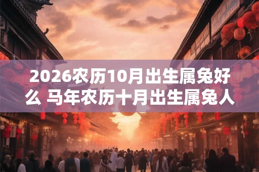 2026农历10月出生属兔好么 马年农历十月出生属兔人命运 2026农历10月出生属兔好么 马年农历十月出生属兔人命运
