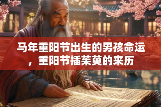 马年重阳节出生的男孩命运，重阳节插茱萸的来历