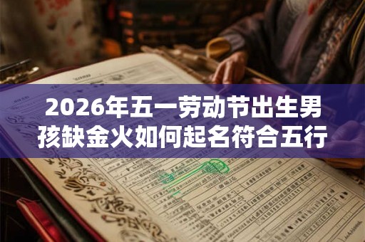 2026年五一劳动节出生男孩缺金火如何起名符合五行命理