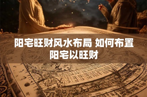阳宅旺财风水布局 如何布置阳宅以旺财