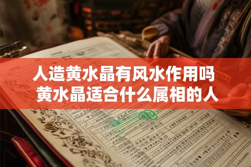 人造黄水晶有风水作用吗  黄水晶适合什么属相的人