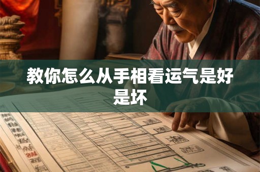 教你怎么从手相看运气是好是坏