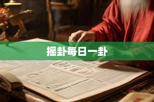 摇卦每日一卦