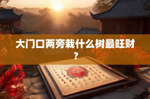 大门口两旁栽什么树最旺财？