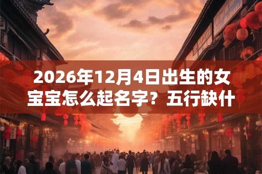 2026年12月4日出生的女宝宝怎么起名字？五行缺什么？