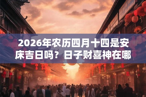 2026年农历四月十四是安床吉日吗?日子财喜神在哪? 2026年农历四月十四是安床吉日吗?日子财喜神在哪?