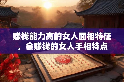 赚钱能力高的女人面相特征，会赚钱的女人手相特点