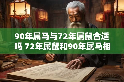 90年属马与72年属鼠合适吗 72年属鼠和90年属马相配吗