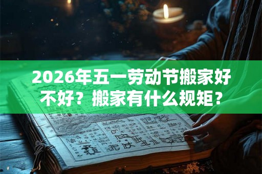 2026年五一劳动节搬家好不好？搬家有什么规矩？