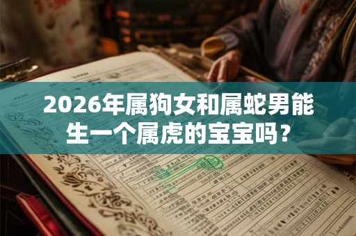 2026年属狗女和属蛇男能生一个属虎的宝宝吗？