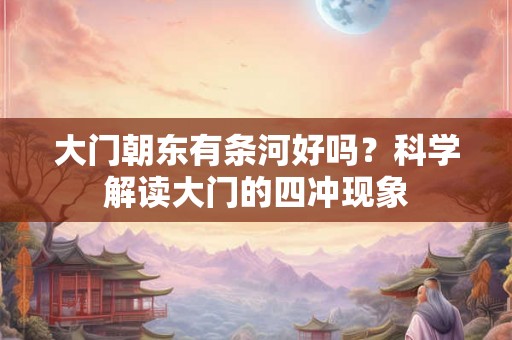 大门朝东有条河好吗？科学解读大门的四冲现象