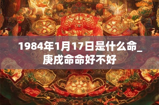1984年1月17日是什么命_庚戌命命好不好 1984年1月17日是什么命_庚戌命命好不好