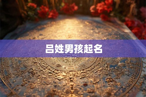 吕姓男孩起名 吕姓男孩起名