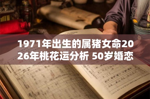 1971年出生的属猪女命2026年桃花运分析 50岁婚恋运势
