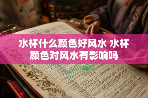 水杯什么颜色好风水 水杯颜色对风水有影响吗