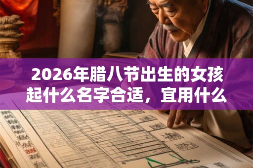 2026年腊八节出生的女孩起什么名字合适，宜用什么字