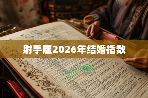 射手座2026年结婚指数