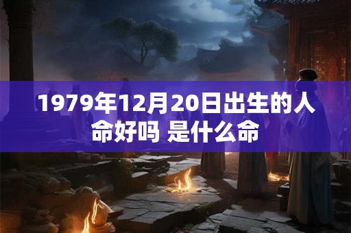 1979年12月20日出生的人命好吗 是什么命 1979年12月20日出生的人命好吗 是什么命