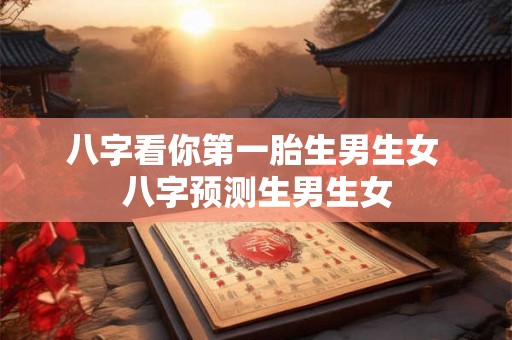 八字看你第一胎生男生女 八字预测生男生女