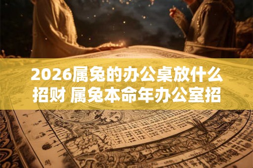 2026属兔的办公桌放什么招财 属兔本命年办公室招财风水