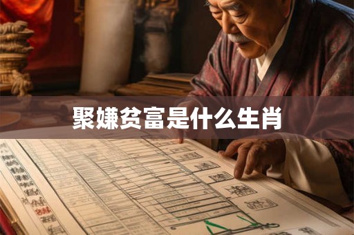 聚嫌贫富是什么生肖