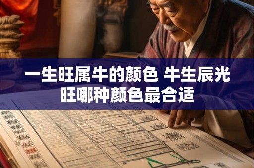 一生旺属牛的颜色 牛生辰光旺哪种颜色最合适 一生旺属牛的颜色 牛生辰光旺哪种颜色最合适