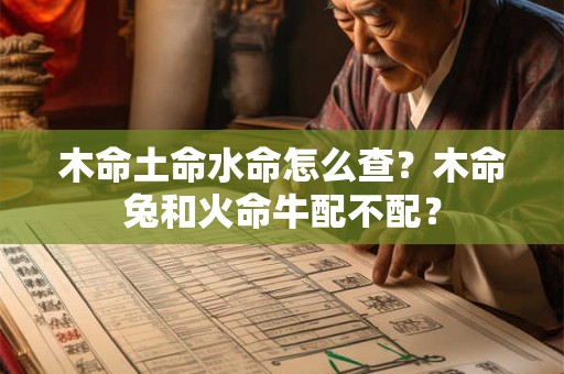 木命土命水命怎么查?木命兔和火命牛配不配? 木命土命水命怎么查?木命兔和火命牛配不配?