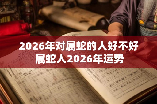 2026年对属蛇的人好不好 属蛇人2026年运势 2026年对属蛇的人好不好 属蛇人2026年运势