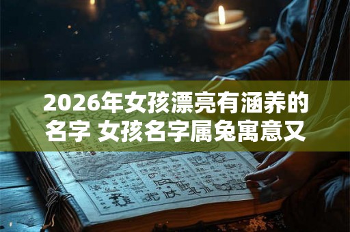 2026年女孩漂亮有涵养的名字 女孩名字属兔寓意又好