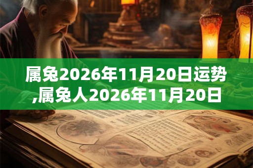 属兔2026年11月20日运势,属兔人2026年11月20日财运,生肖兔2026年11月20日运势